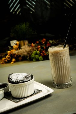 dondurma çikolatalı sufle