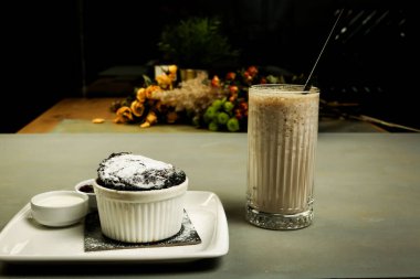 dondurma çikolatalı sufle