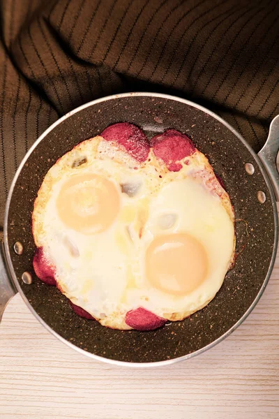 Masada Nefis Çırpılmış Yumurta — Stok fotoğraf