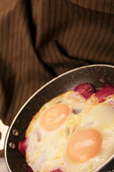 Masada Nefis Çırpılmış Yumurta — Stok fotoğraf