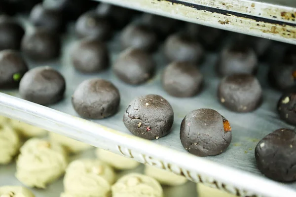 Biscuits Aux Pépites Chocolat Noir — Photo