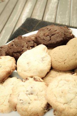 Koyu çikolata parçaları ile tanımlama