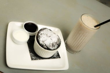 dondurma çikolatalı sufle