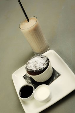 dondurma çikolatalı sufle