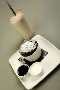 dondurma çikolatalı sufle