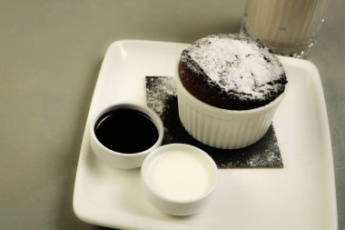 dondurma çikolatalı sufle