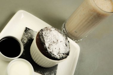 dondurma çikolatalı sufle