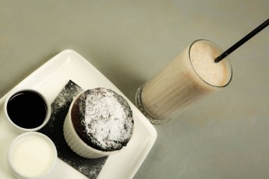 dondurma çikolatalı sufle