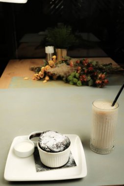 dondurma çikolatalı sufle