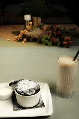 dondurma çikolatalı sufle