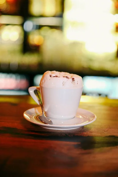 Чашку Кофе Столе — стоковое фото