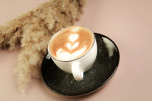 Una Tazza Caffè Sul Tavolo — Foto Stock