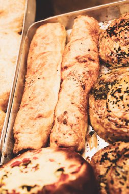 Lezzetli ve ızgara sandviç.