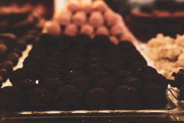 Skupina Různých Sušenek Čokoládové Lupínky Ovesné Vločky Bílá Čokoláda — Stock fotografie