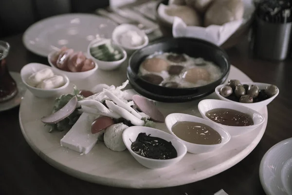 Rico Delicioso Desayuno Turco — Foto de Stock