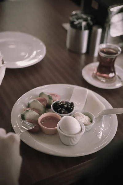 Rika Och Utsökt Turkisk Frukost — Stockfoto