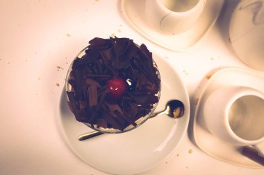 Masada lezzetli bir pasta var.