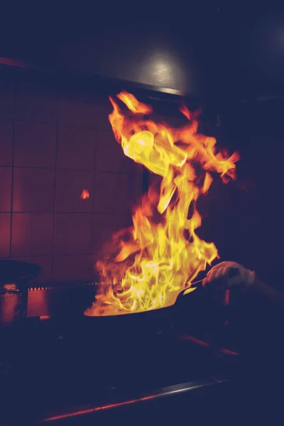 Carne Saute Turco Sote Com Torta Cabelo Carne Sac Tava — Fotografia de Stock