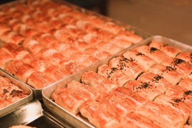 Lezzetli ve ızgara sandviç.