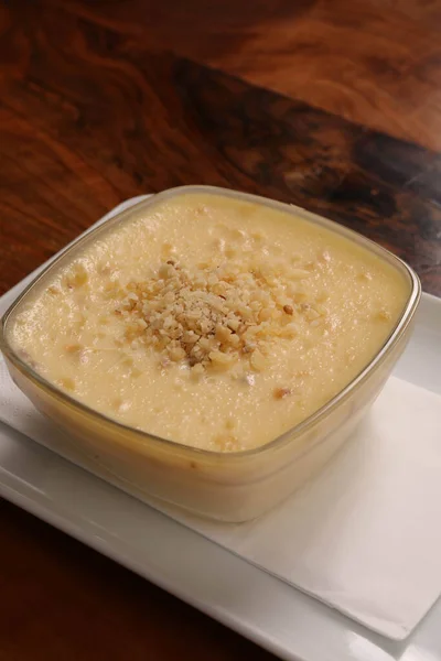 Pudín Tradicional Leche Postre Turco Con Arroz —  Fotos de Stock