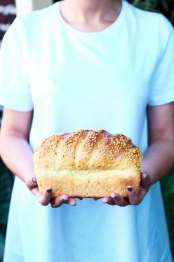 Lezzetli doğal estetik fırınlanmış ekmek