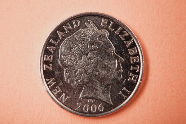 Coins New Zealand New Zealand Dollars Coin — Φωτογραφία Αρχείου