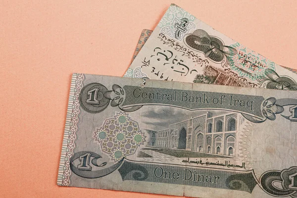 Irak Merkez Bankası Bir Dinar Banknote — Stok fotoğraf