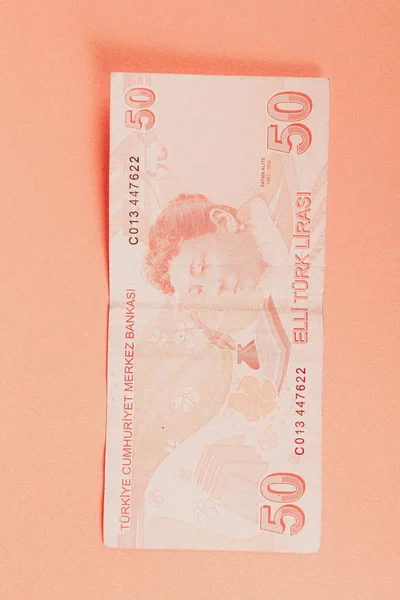 Monnaie Turque Lire Turque Billets — Photo