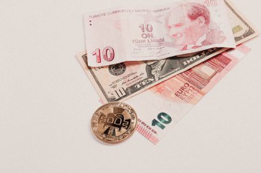 Multi Euro Nakit ve Bozuk Para, farklı türde yeni nesil banknotlar, bitcoin, Türk lirası
