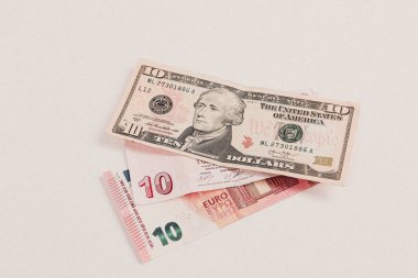 Türk Lirası, Amerikan Doları ve Euro