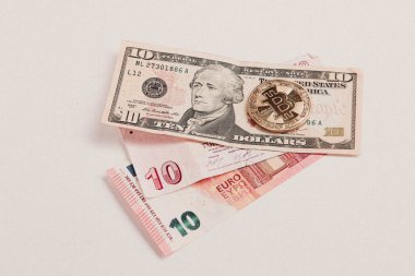 Multi Euro Nakit ve Bozuk Para, farklı türde yeni nesil banknotlar, bitcoin, Türk lirası