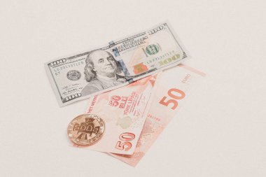 Multi Euro Nakit ve Bozuk Para, farklı türde yeni nesil banknotlar, bitcoin, Türk lirası