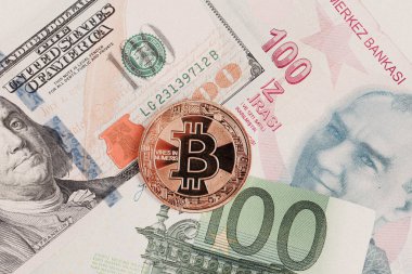 Multi Euro Nakit ve Bozuk Para, farklı türde yeni nesil banknotlar, bitcoin, Türk lirası