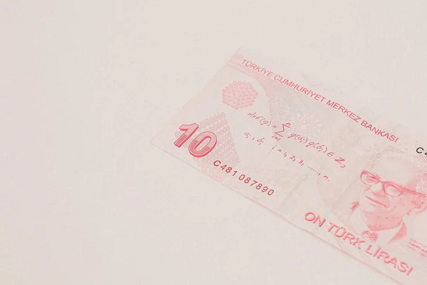 Moneda Turca Billetes Lira Turca — Foto de Stock