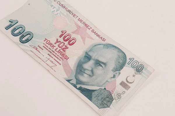 Türk Para Birimi Türk Lireti Banknotları — Stok fotoğraf