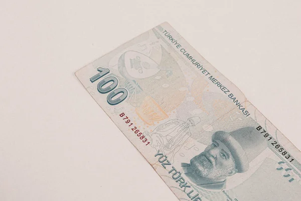 Türk Para Birimi Türk Lireti Banknotları — Stok fotoğraf