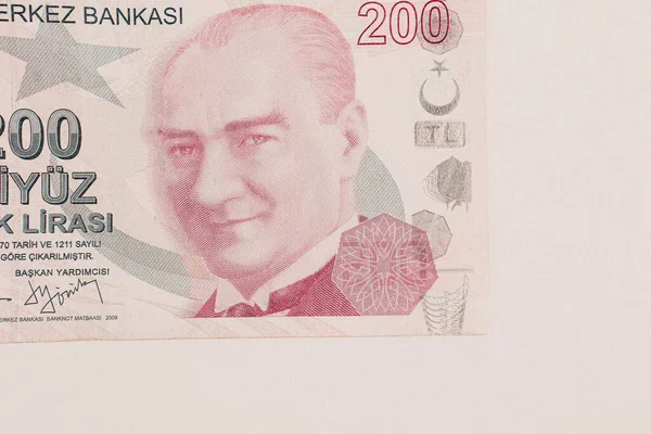 Türk Para Birimi Türk Lireti Banknotları — Stok fotoğraf