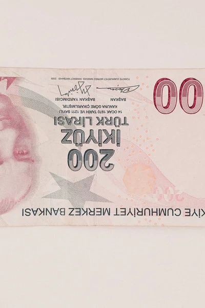 Türk Para Birimi Türk Lireti Banknotları — Stok fotoğraf