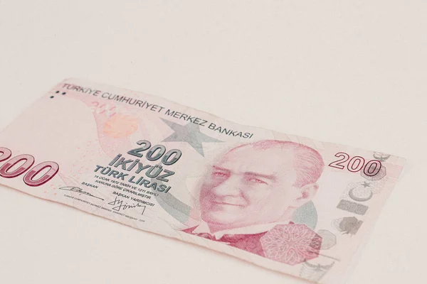 Türk Para Birimi Türk Lireti Banknotları — Stok fotoğraf