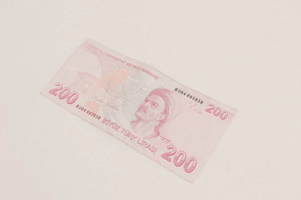 Türk Para Birimi Türk Lireti Banknotları — Stok fotoğraf