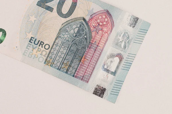 Pieniądze Walucie Europejskiej Banknoty Euro — Zdjęcie stockowe