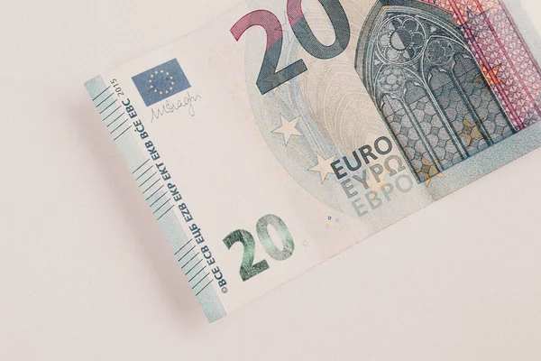 Monnaie Européenne Monnaie Billets Euros — Photo