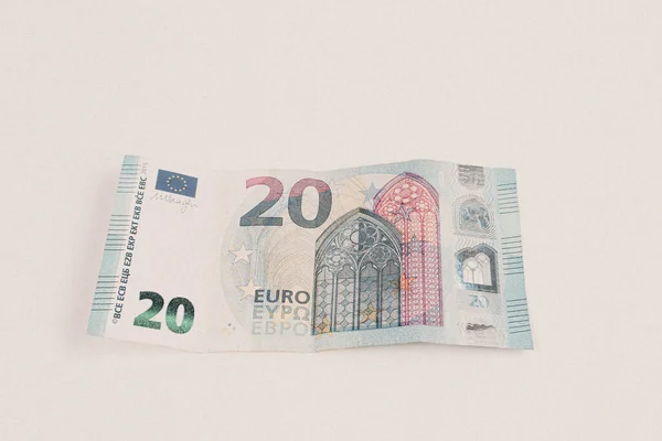 Monnaie Européenne Monnaie Billets Euros — Photo