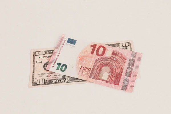 Bize Dolar Euro Banknot Para — Stok fotoğraf