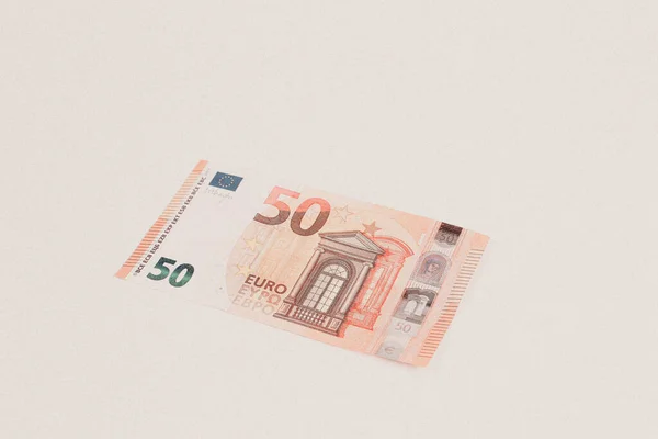 Monnaie Européenne Monnaie Billets Euros — Photo