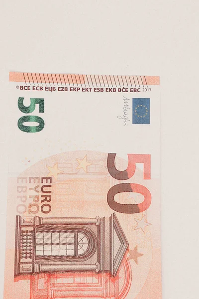 Europäische Währung Euro Banknoten — Stockfoto