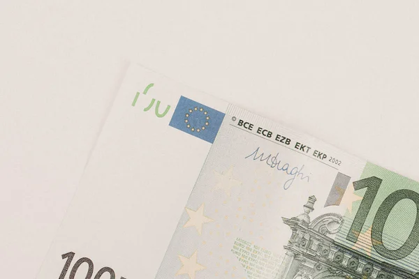 Pieniądze Walucie Europejskiej Banknoty Euro — Zdjęcie stockowe