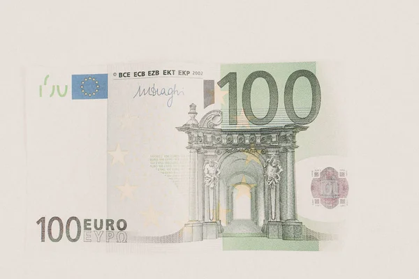 Pieniądze Walucie Europejskiej Banknoty Euro — Zdjęcie stockowe