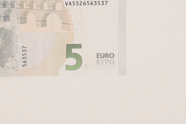 European Currency Money Euro Banknotes — Stock Photo, Image