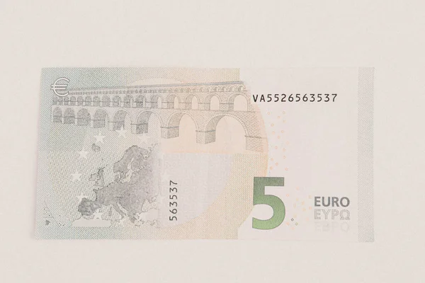 Moneda Europea Dinero Billetes Euros — Foto de Stock